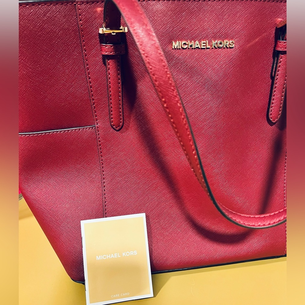 Michael Kors Burgundy Handbag